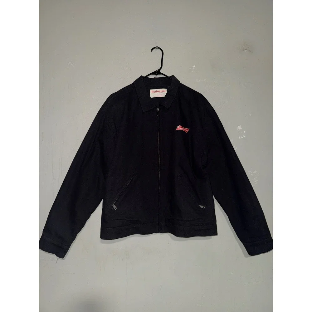 BUDWEISER X PACSUN ZIP UP TRUCKER JACKET MEDIUM
